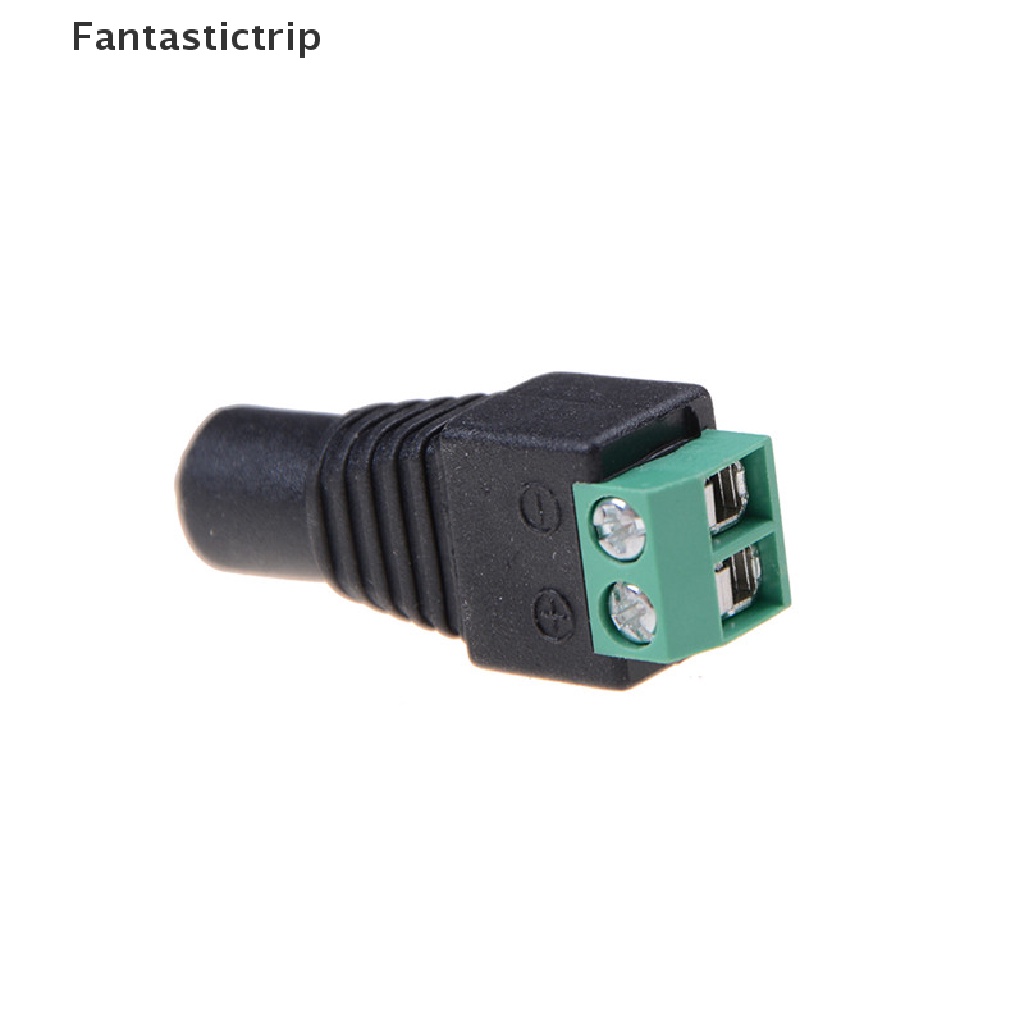 Bộ 2 Đầu Nối 2.1X5.5Mm DC Female Cho CCTV DVR Light