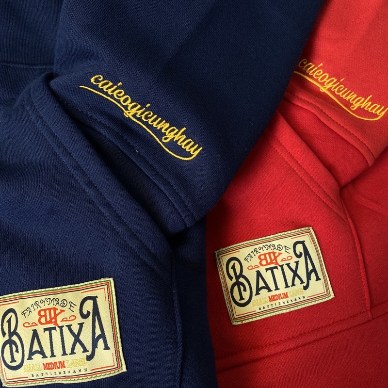 Áo Hoodie Nam Nữ  Nỉ Có Mũ Form Rộng Hai lớp Thêu Chữ In Logo Lớn Cực Chất R17 Thời Trang Unisex Local Brand Chính Hãng