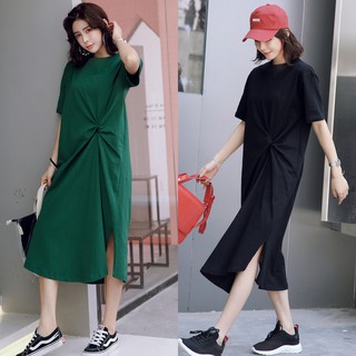 Đầm xoắn eo