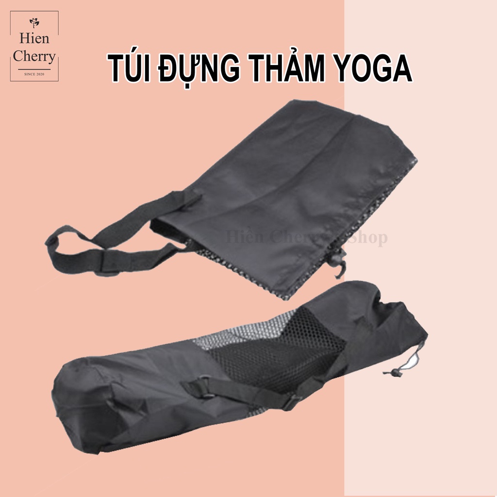 Túi đựng thảm tập Yoga / tập Gym chống bám bụi cho thảm có dây đeo nhỏ gọn tiện lợi