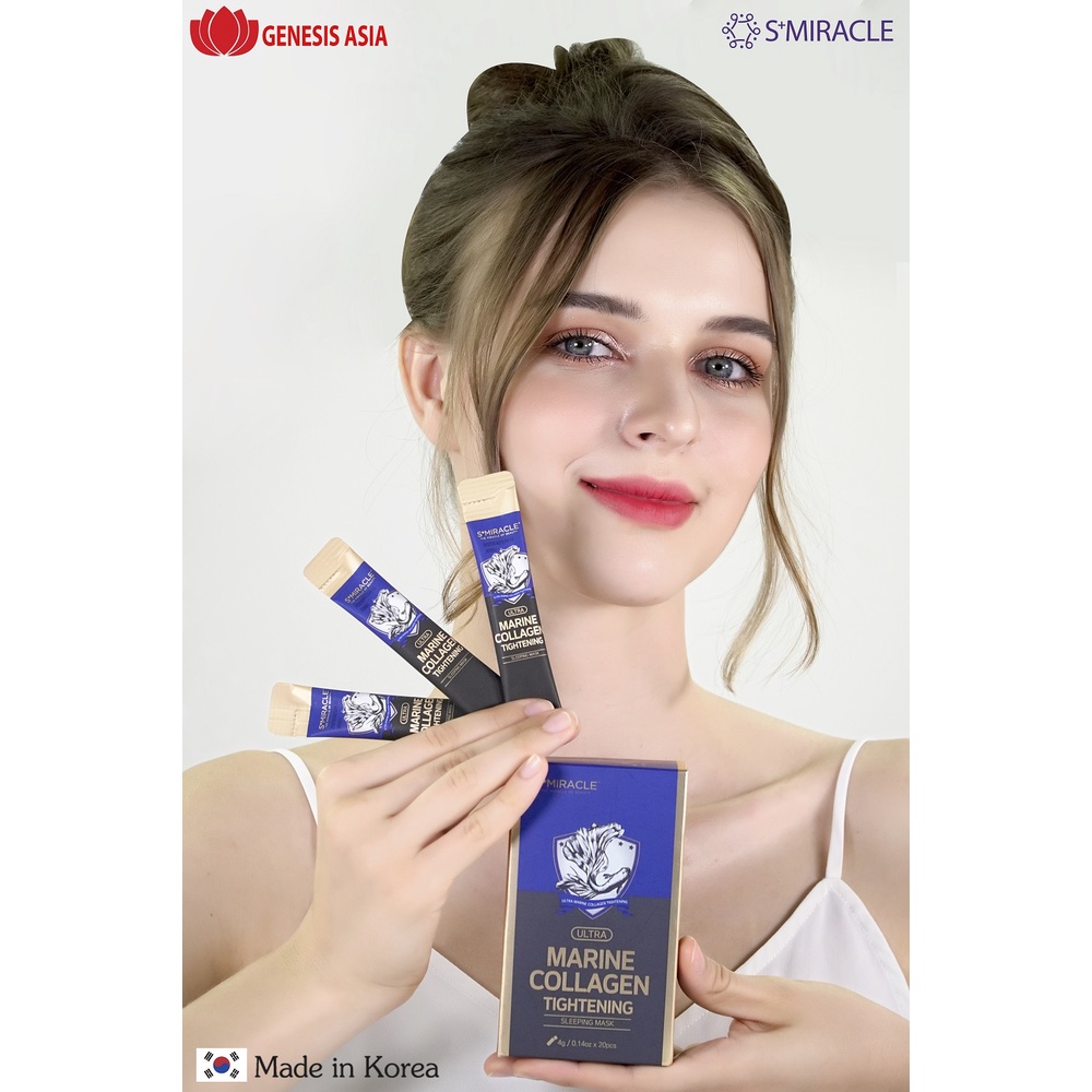 Mặt nạ ngủ Collagen Smiracle gói nhỏ 4g Hàn Quốc chính hãng | BigBuy360 - bigbuy360.vn