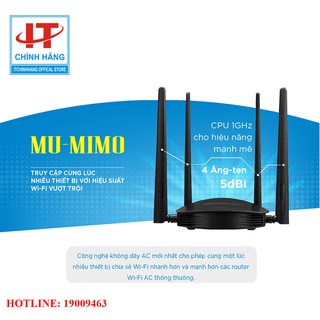 BỘ PHÁT WIFI 2.4 VÀ 5.0 GHZ - TOTOLINK A800R - 24 THÁNG BẢO HÀNH