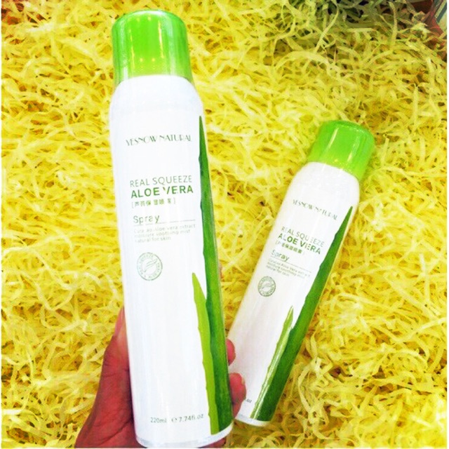 🎀🎀Xịt khoáng nha đam Aloe Vera Chính hãng Yesnow