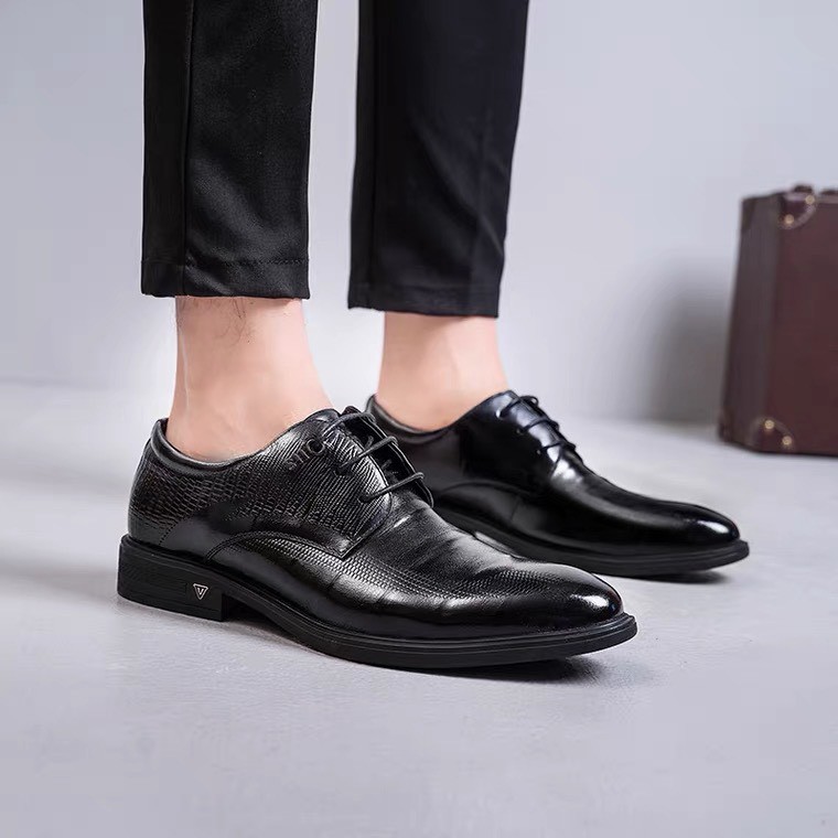 Giầy nam buộc dây  phong cách trẻ mẫu mới 2021