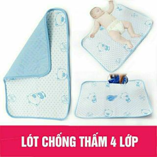 Tấm lót sơ sinh chống thấm 4 lớp ( sỉ lẻ )