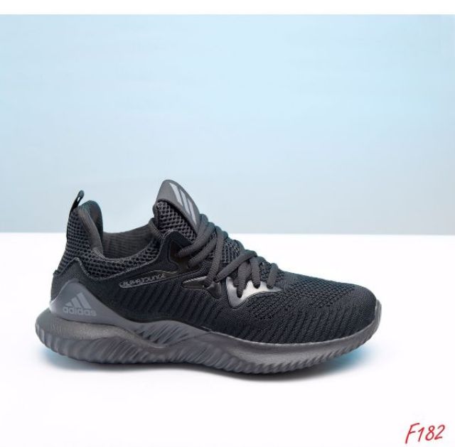 [HẠ GIÁ] [Fullbox] Giầy alphabounce full đen nam . `