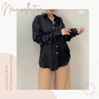 (THE DAILY BASIC) - ÁO SƠ MI SUZIE SATIN