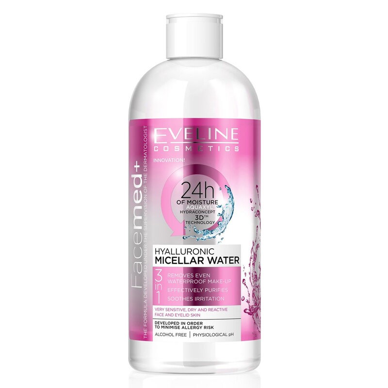 Nước Tẩy Trang Eveline Cho Da Khô Và Nhạy Cảm Purifying Micellar Water 400ml