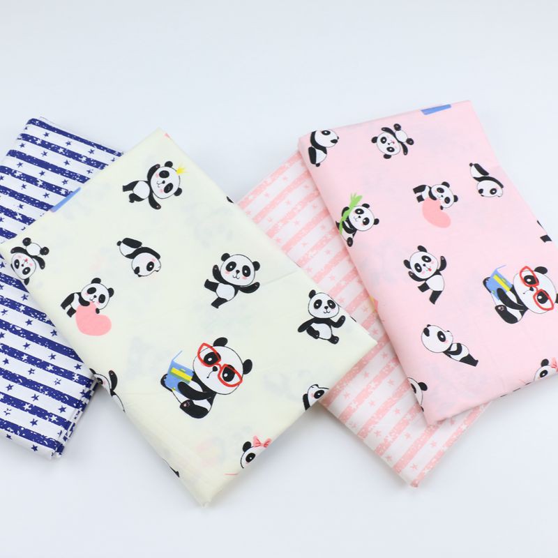 Set 4 Tấm Vải 20x25cm 100% cotton Nguyên Chất Tự May Vá