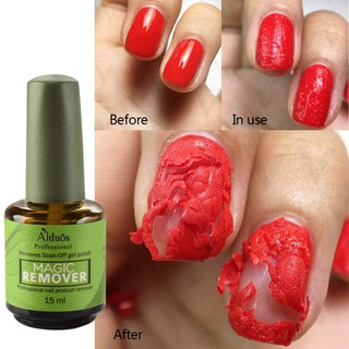 Magic Nail Polish Remover 15ml Removes Gel Polish Easily & Quickly