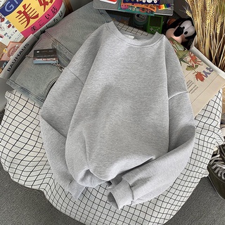 [Rẻ Vô Địch] ÁO SWEATER Basic Trơn Chất Nỉ Bông Thu Đông Dài Tay
