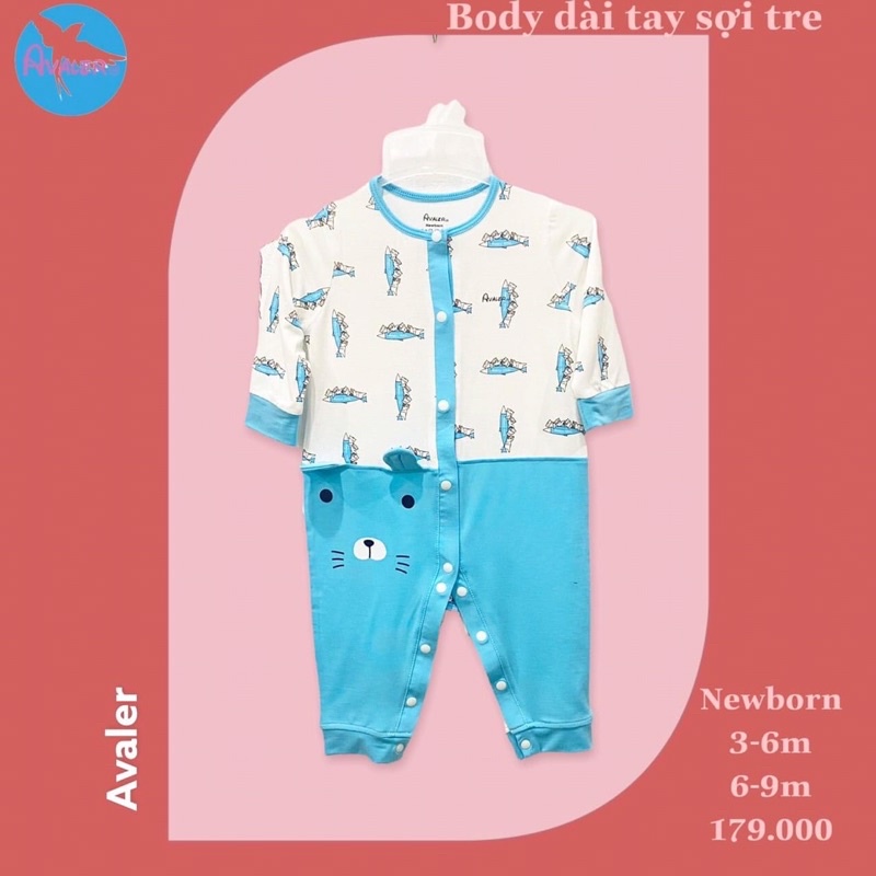 Body Avaler sợi tre chính hãng cao cấp cho bé trai bé gái