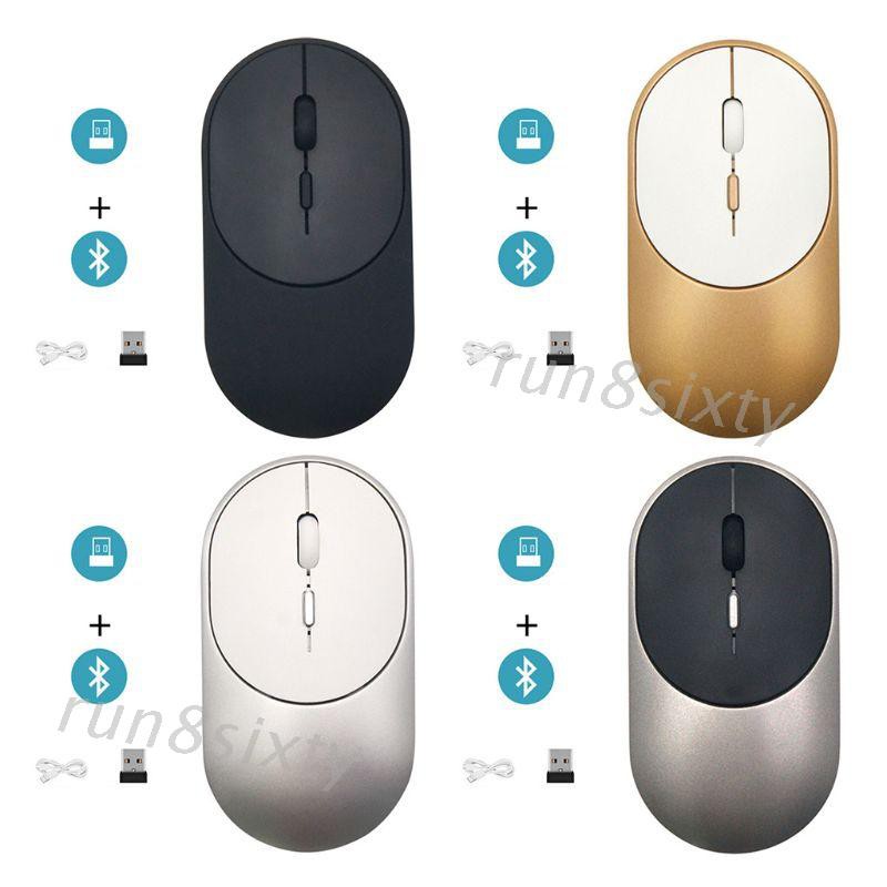 Chuột Quang Không Dây Bluetooth 5.1 + 2.4g Siêu Mỏng