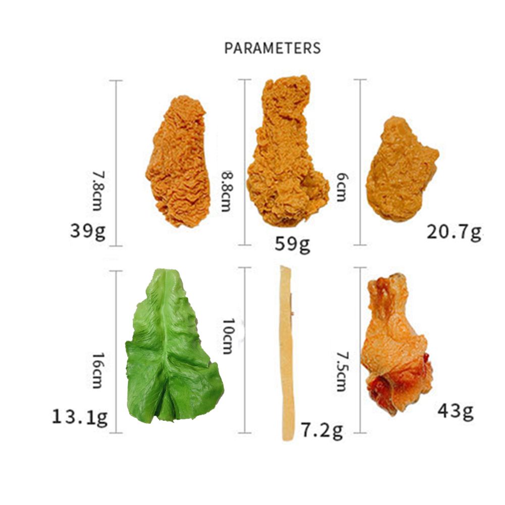 Kẹp Tóc Hình Đùi Gà 3D Thời Trang Nữ Tính