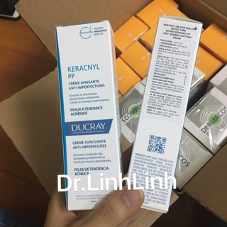 [Chính hãng] Kem giúp làm giảm mụn và mờ vết thâm Ducray Keracnyl PP Anti-blemish Soothing Cream