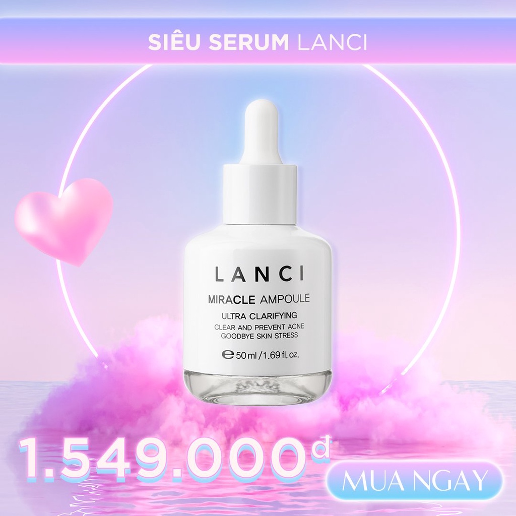 Siêu Serum LANCI Phục Hồi, Tái Tạo, Làm Trắng Sáng Da Và Chống Lão Hóa Miracle Ampoule 50ml