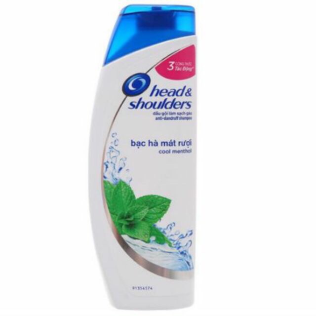 Dầu gội Head & Shoulders bạc hà mát rượi 350ml