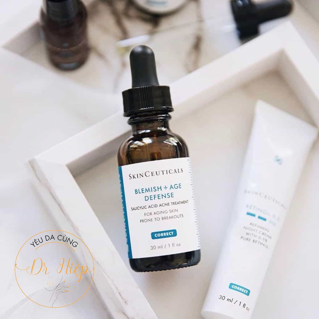 Serum Giảm Mụn Và Chống Lão Hóa - SkinCeuticals Blemish + Age Defense 30ml