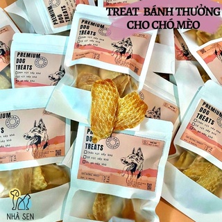  TREATS  Phi Lê Gà Sấy Khô 100g 50g Cho Chó Cưng Đồ ăn vặt dành cho chó mèo. 