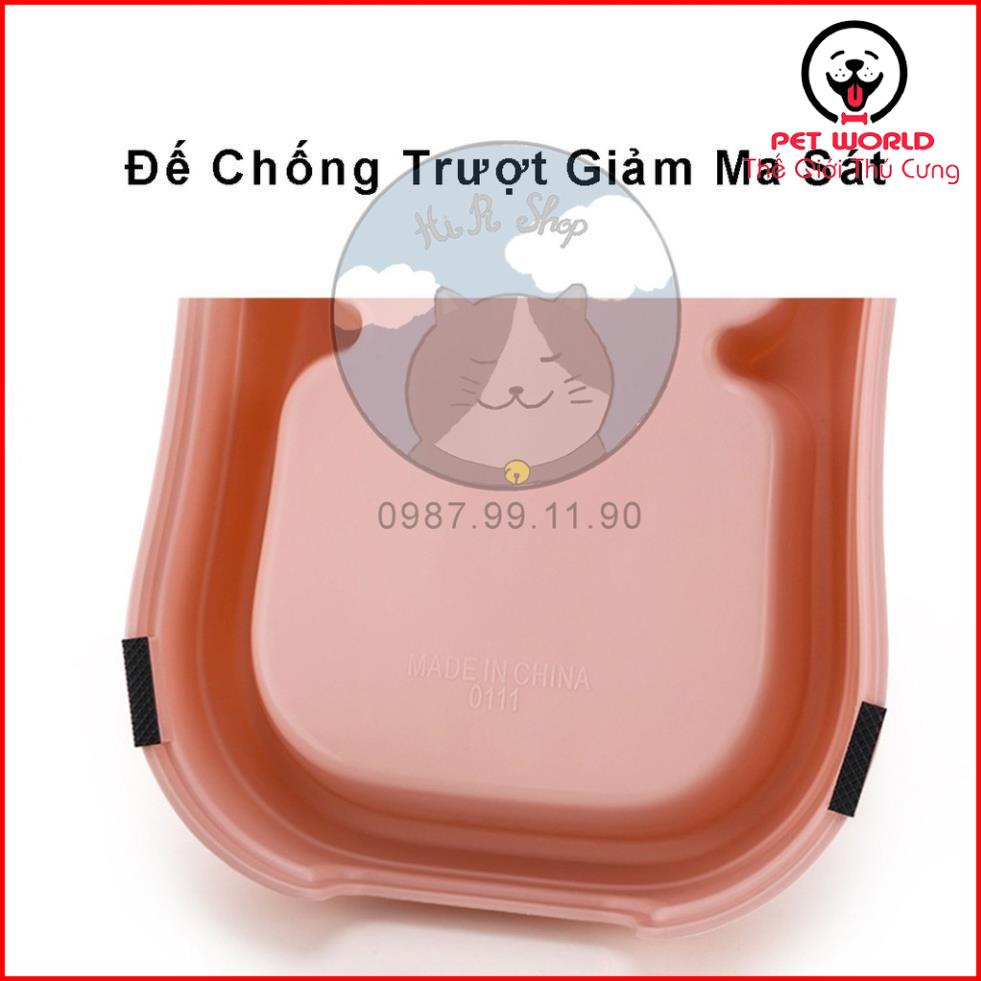 Bát Ăn Tự Động Cho Chó Mèo Chất Liệu Nhựa PP An Toàn Sạch Sẽ Dành Cho Thú Cưng