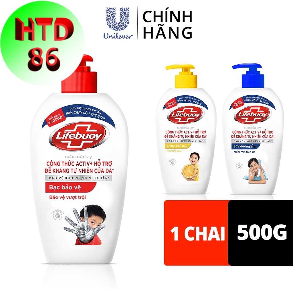 Nước rửa tay lifebuoy túi 450g - nước rửa tay lifebouy