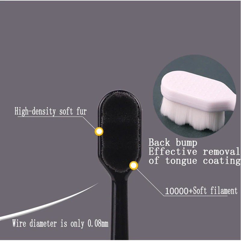 Bàn Chải Đánh Răng Lông Mềm - Công Nghệ Mới Super NaNo Lông Chải Cực Mềm - Cho Cả Gia Đình