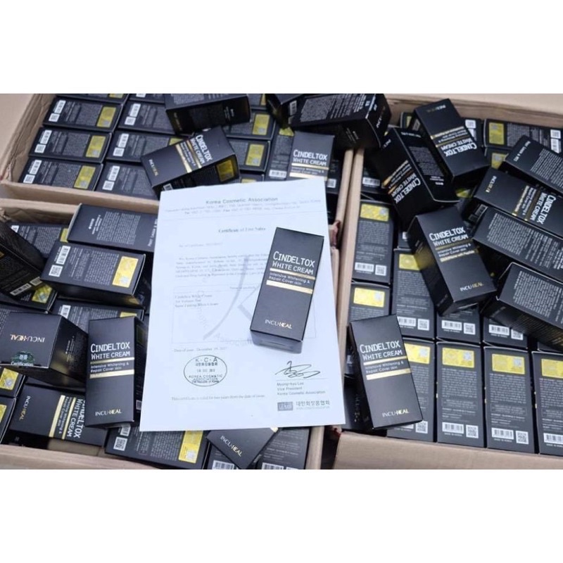 Kem truyền trắng CINDELTOX WHITE CREAM Hàn Quốc mẫu mới nhất