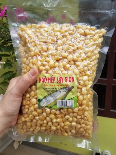 Ngô nếp sấy giòn 500gr