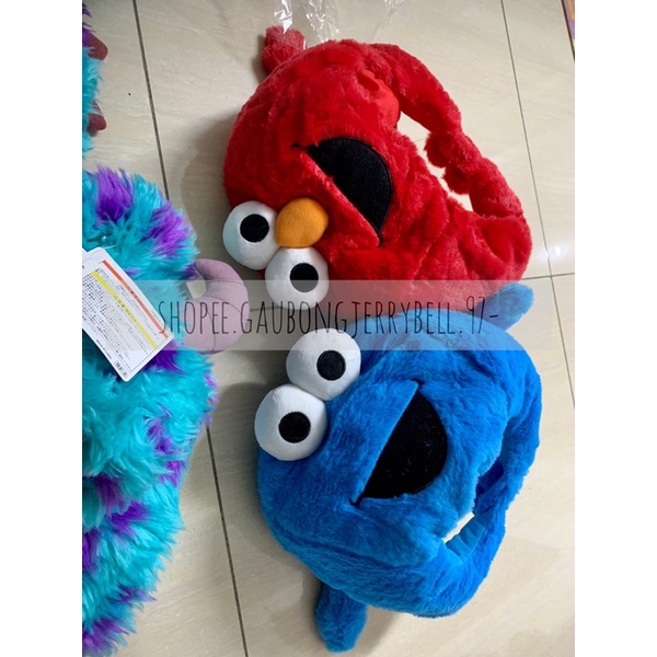 Mũ Nón gấu bông Elmo, CookieMonster SesameStreet