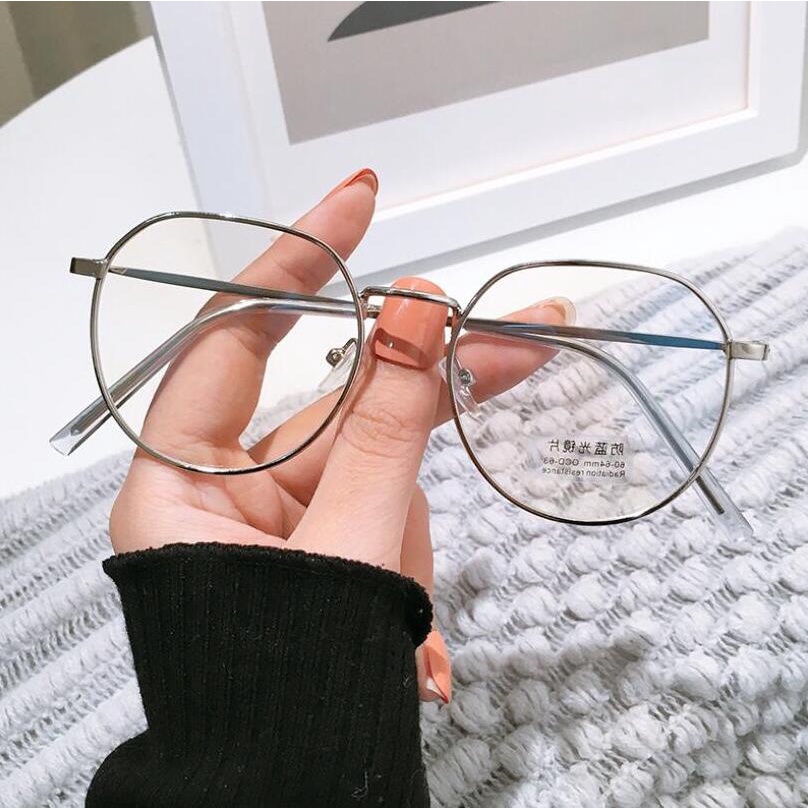 Kilii Kính Mát Gọng Lớn Siêu Nhẹ Chống Tia Bức Xạ Phong Cách Retro Cho Nữ