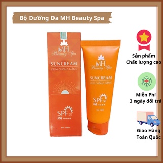 Kem chống nắng MH Spa ⚡ CAO CẤP ⚡ kem chống nắng dùng đc cho làn da nhạy cảm đặc biệt không lộ vân kem