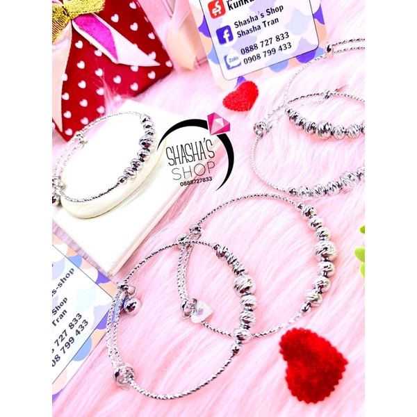 Vòng tay inox v07 cao cấp không gỉ xinh xắn chíu sáng vĩnh viễn