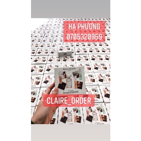 SET NƯỚC HOA REPLICA Beach Walk 4 MÓN - Birthday Gift Maison Margiela Set