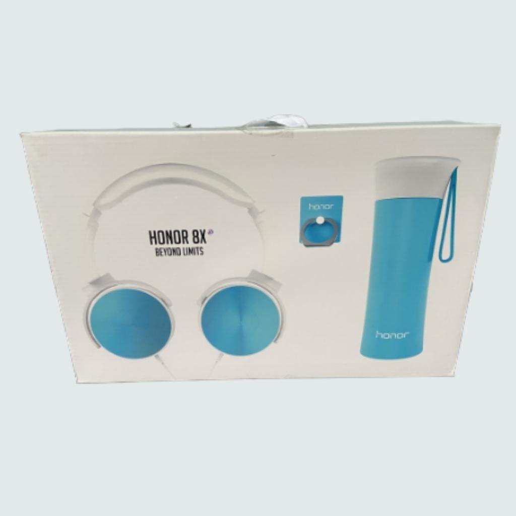 Bộ quà tặng Honor 3 món,Tai nghe có dây Huawei 607, Bình giữ nhiệt, Đế giữ điện thoại
