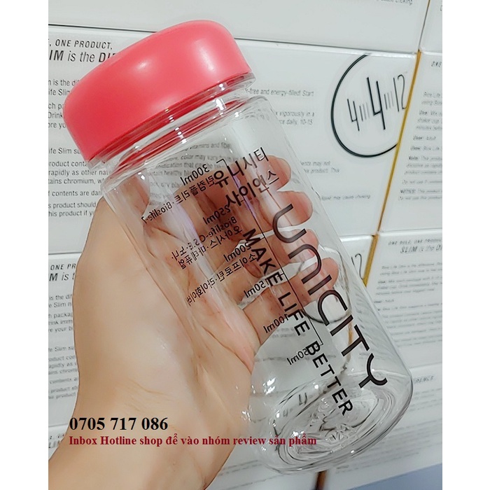 Bình Lắc Unicity 350ml - Màu sắc đa dạng giao ngẫu nhiên