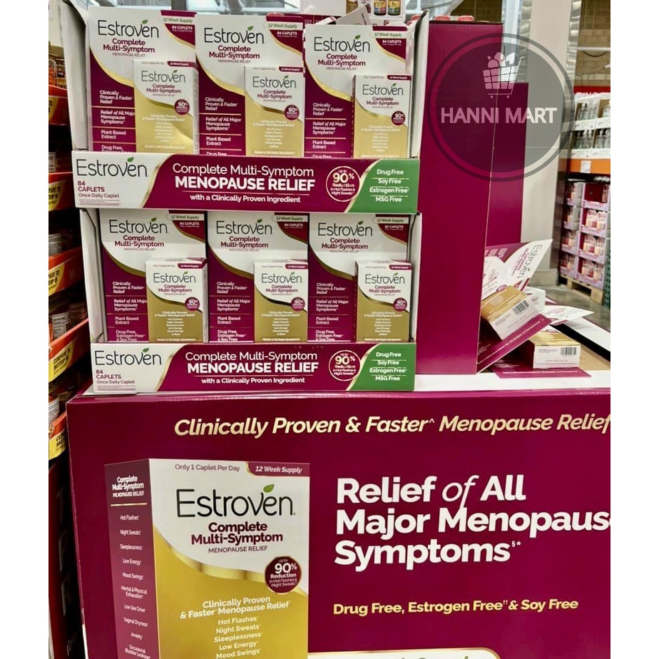Cân Bằng Nội Tiết Tố Cho Phụ Nữ Estroven Complete Multi-Symptom Menopause Relief, 84 Viên