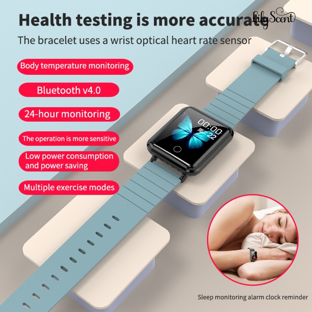 Vòng Đeo Tay Thông Minh V6 Theo Dõi Nhịp Tim Cho Nam Nữ