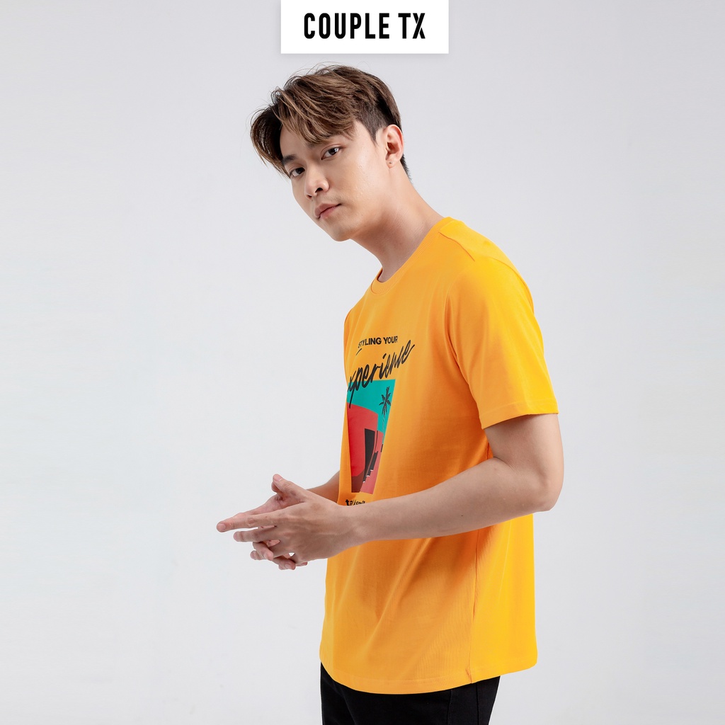 Áo Thun Nam Couple TX In Typo Slogan Graphic Chill MTS 1160