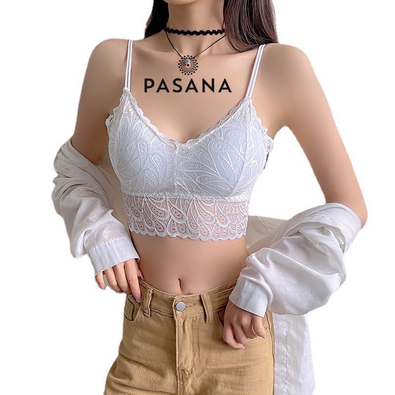 Áo Bra ren áo hai dây lót nữ họa tiết hoa gợi cảm tôn vòng một sexy quyến rũ Pasana0233