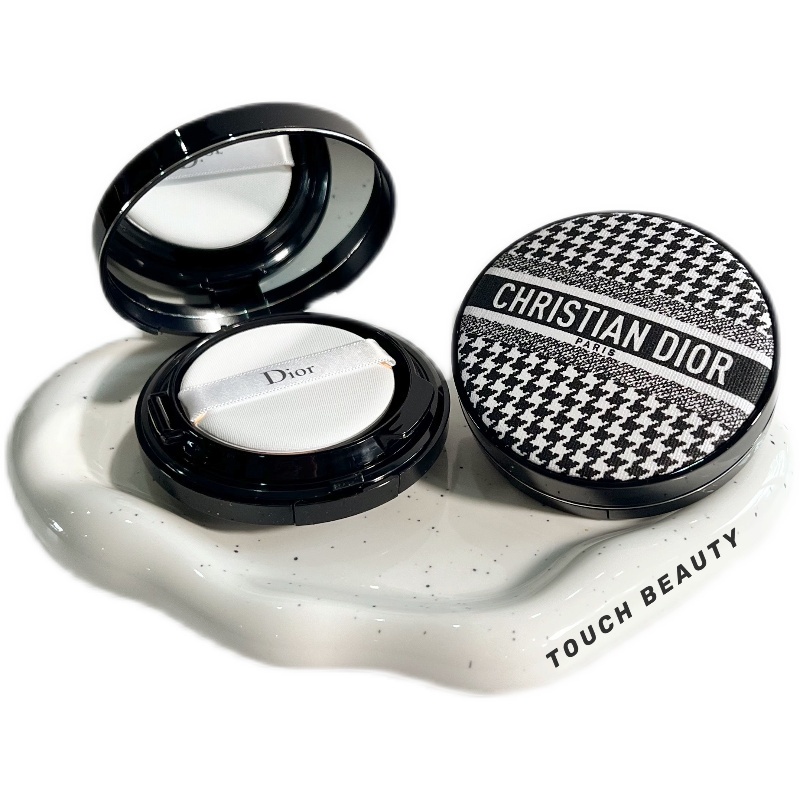 Kem BB Dạng Air Cushion Họa Tiết Houndstooth Phiên Bản Giới Hạn Thương Hiệu Dior 2022