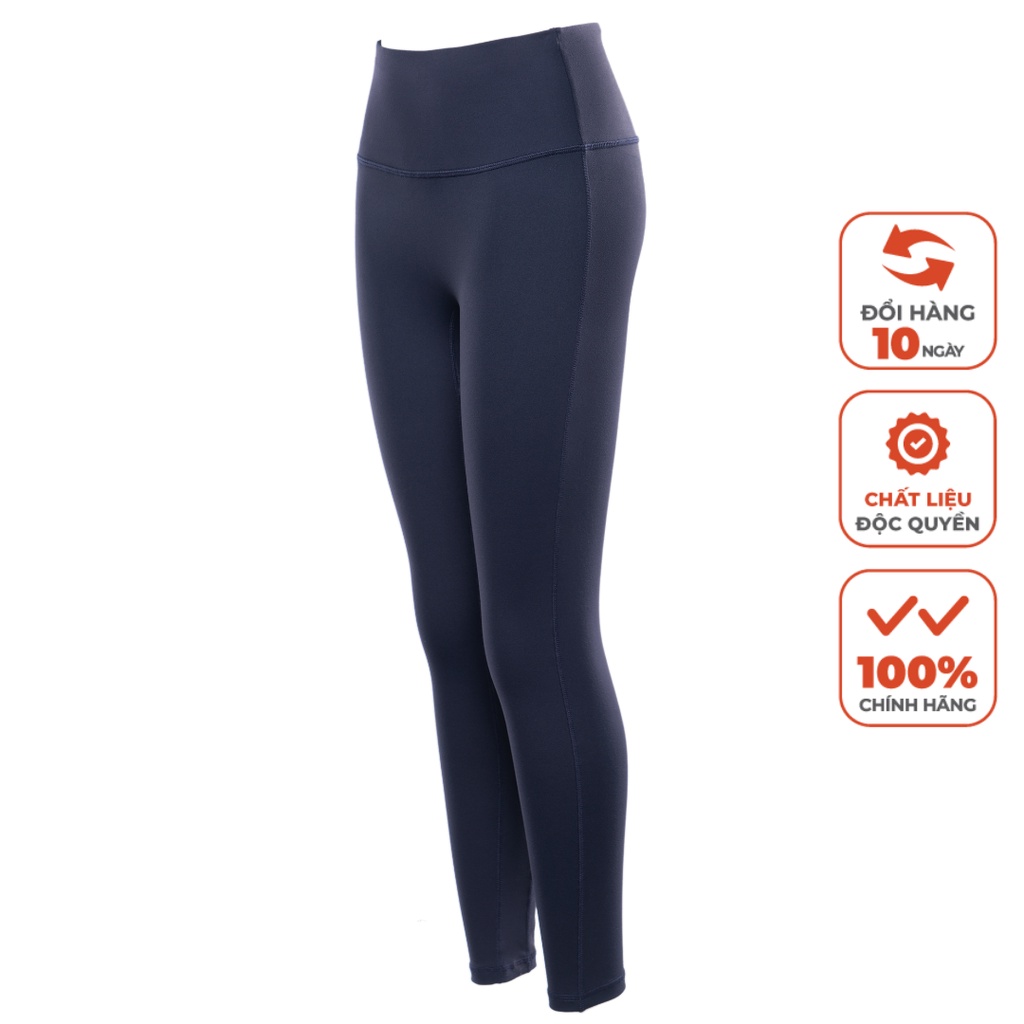 Quần Legging Livan Sport Fitme Plus Màu Tím Than Tập Gym Yoga Cạp Cao Tôn Dáng