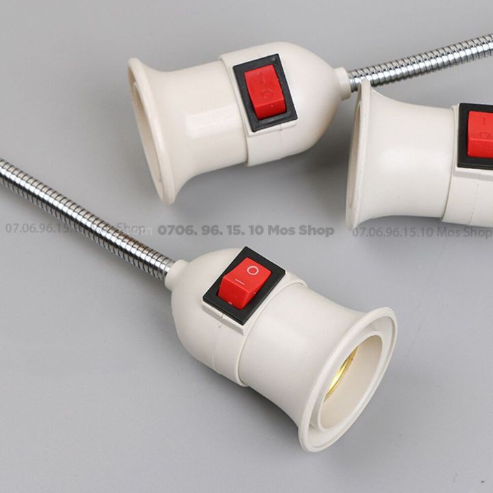 Đuôi đèn lò xo ⚡⚡1 đổi 1⚡⚡ có công tắc xoay 360 độ, linh hoạt điều chỉnh  Mos Shop