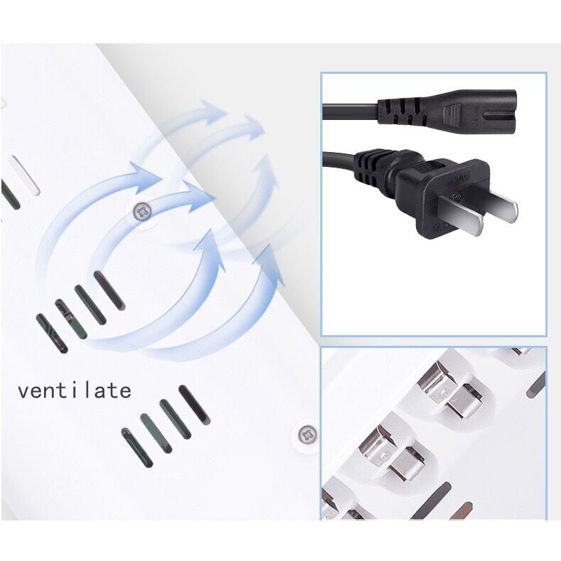 8 Slots Charger for AA/AAA Ni-MH/ Ni-Cd Rechargeable Battery