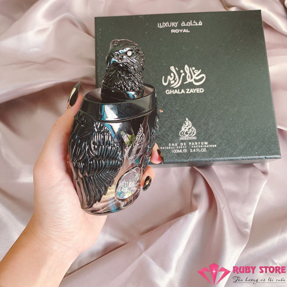 nước hoa nam Ghala Zayed Royal Luxury đại bàng đen