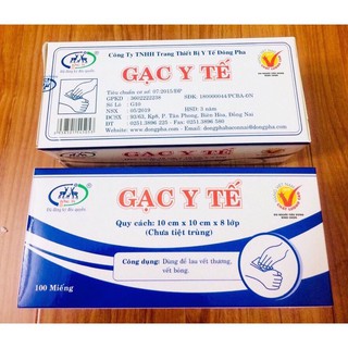 Gạc Y Tế Đông Pha ( Hộp 100 miếng )