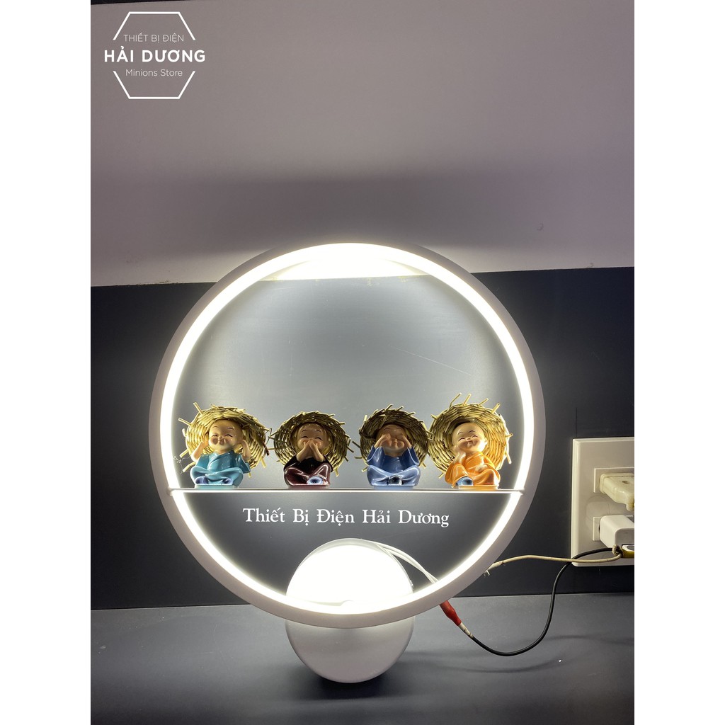 Nhiều Mẫu - Đèn Led Treo Tường Hiện Đại 4 Chú Tiểu Bình An - 3 Chế Độ Ánh Sáng Led Tiết kiệm GT179 - BH 1 năm