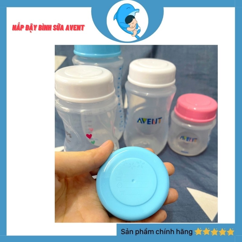 Nắp Đậy Bình Sữa Avent Cổ Rộng Mua Nắp Tặng Thân Bình Trữ 180ml