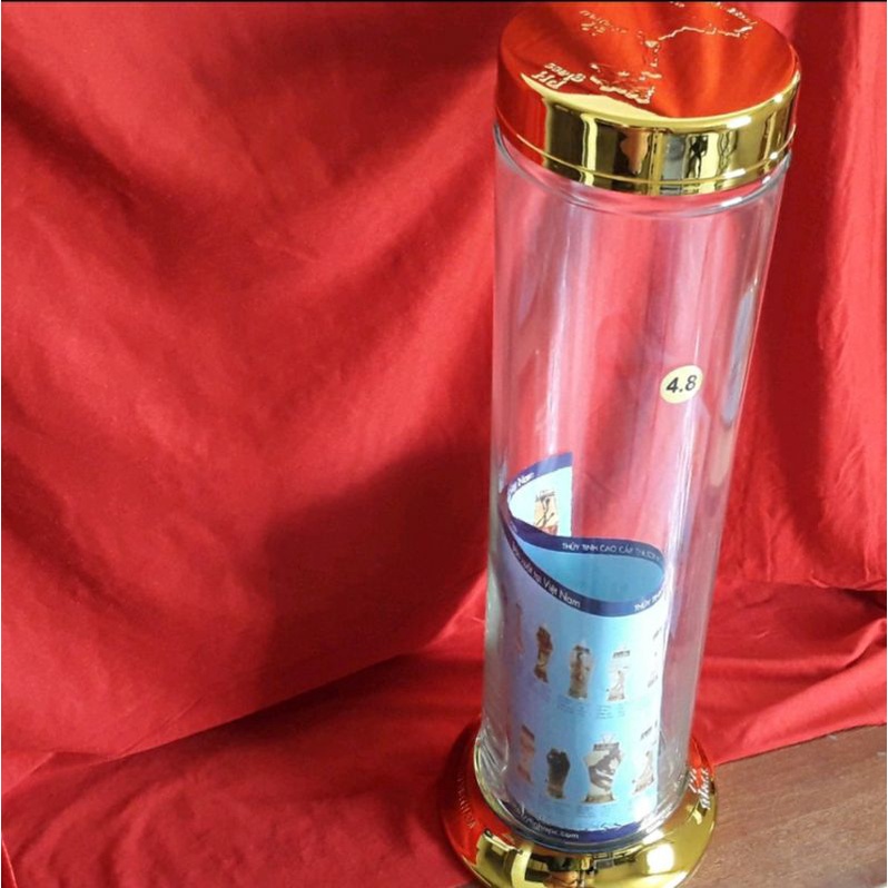 Bình Ngâm Rượu Sâm Thủy Tinh CAO CẤP PHÚ HÒA 4,8 lít