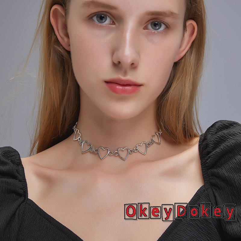 Vòng cổ Mặt Hình Trái Tim Sáng Tạo Cho Nữ