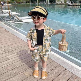 Sét bộ đi biển hoa lá cho bé 9-16kg